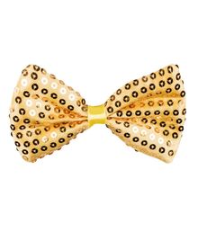 Butterfly med guld pailletter.