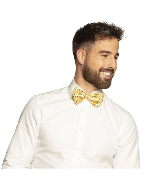 Butterfly med guld pailletter.