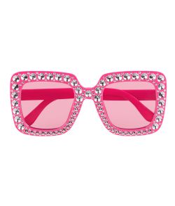Hot pink bling bling briller.