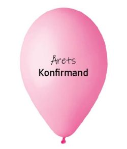 Flotte rosa årets konfirmand balloner