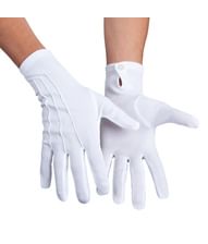 Hvide handsker XL