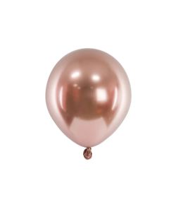 Flotte Rose gold glossy ballon 50 stk