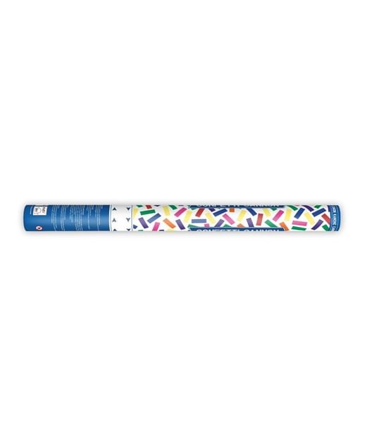 Konfetti kanon m multi strimler 60 cm