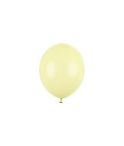 Lille Pastel Lys gul balloner 100 stk 12 cm 