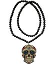 Sugar Skull halskæde til De dødes dag udklædning.