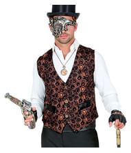 Steampunk vest til mænd.