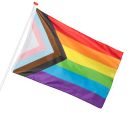 Flot LGBTQ+ flag på 90x150 cm.