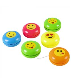Sjove yo-yo med smiley 6 stk