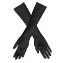 Lange sorte handsker