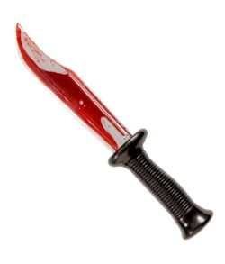 Uhyggelig blodig kniv