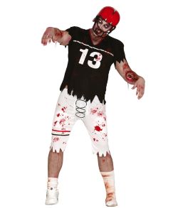 Quarterback zombie kostume.