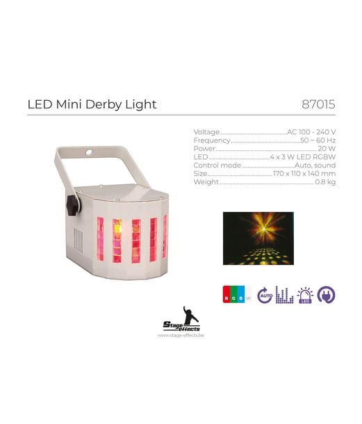 LED mini derby light