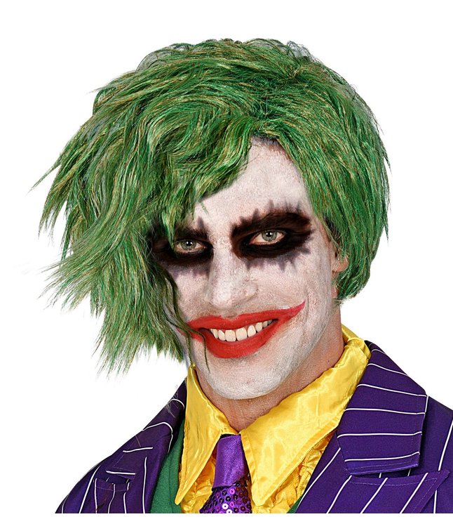 Grøn Joker paryk