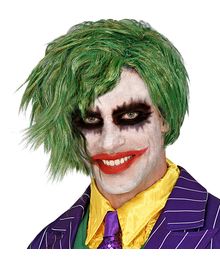 Grøn Joker paryk