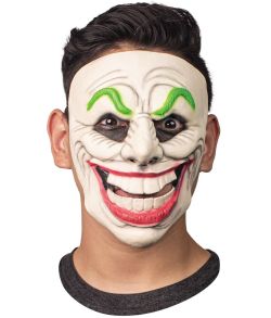 Jester Clown halvmaske 