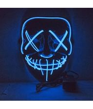 The Purge maske med blåt lys