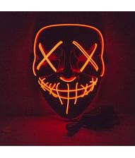 The Purge maske med orange lys