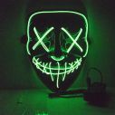 The Purge maske med grønt lys