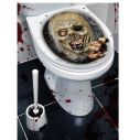 Zombie toilet dekoration.