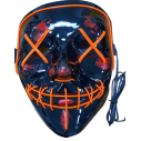 The Purge maske med orange lys