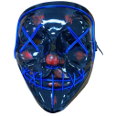 The Purge maske med blåt lys