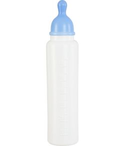Lyseblå sutteflaske 30 cm