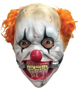 Smiley clown maske til børn