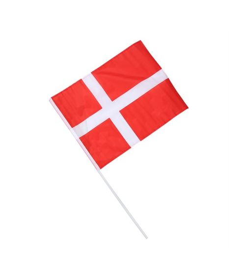 skæbnesvangre rive ned legation Køb dansk flag i polyester på træpind - Mål 30 x 40 cm - Fest & Farver