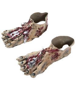 Uhyggelige Zombie fødder