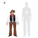 Cowboy papfigur, 140 cm