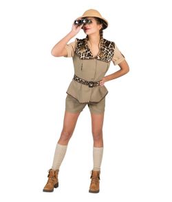 Safari lady kostume