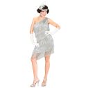 Sølv Flapper kjole