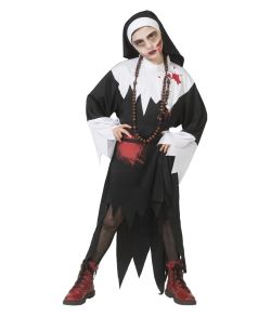 Djævle nonne kostume til piger
