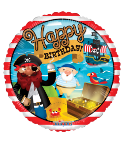 Flot pirat fødselsdags folieballon
