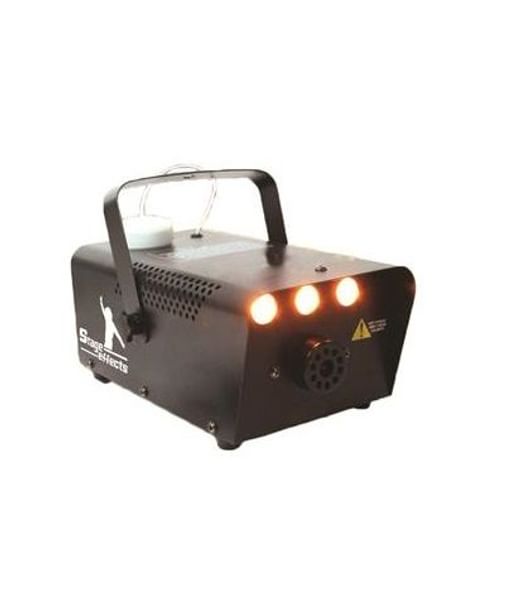 Røgmaskine med LED lys.