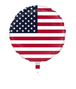 Folieballon USA rund 46cm