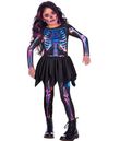 Skelet pige kostume
