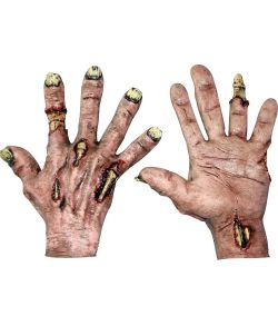 Zombie hænder i latex.