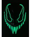 Venom maske med grøn LED