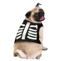 Skelet kostume til hund