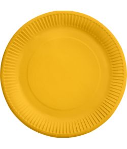 Sol gul paptallerkner 23 cm