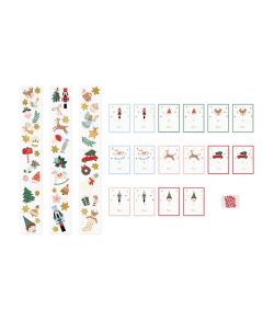 Merry christmas gavemærker og mini stickers