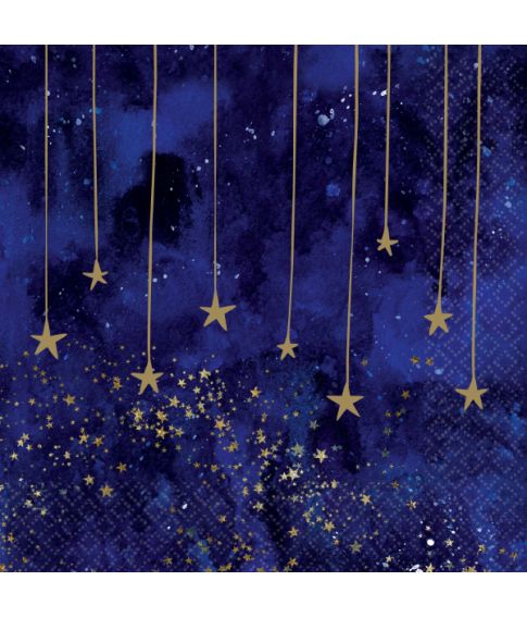 Nytårs servietter med stjerner