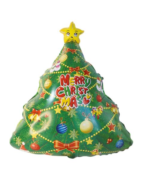 Juletræ folieballon