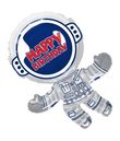 Astronaut folieballon 