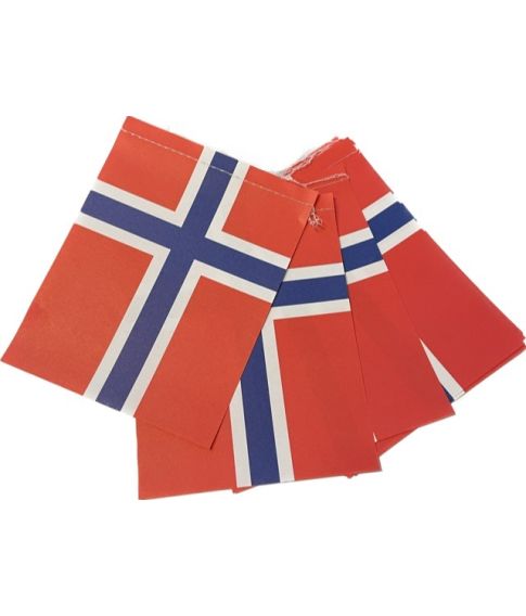 Flagguirlande Norge