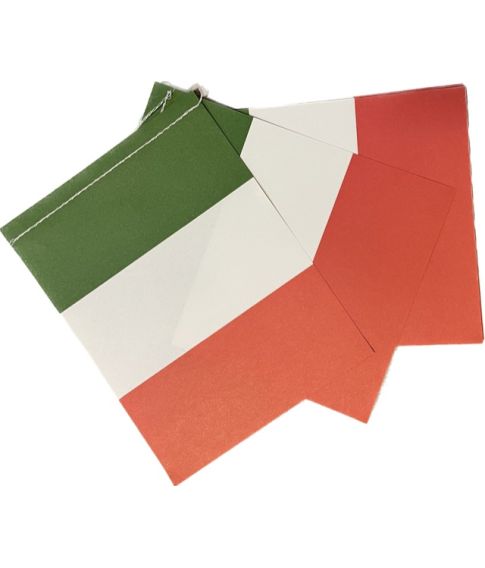 Flagguirlande Italien.