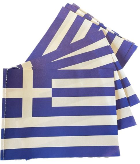 Flagguirlande Grækenland