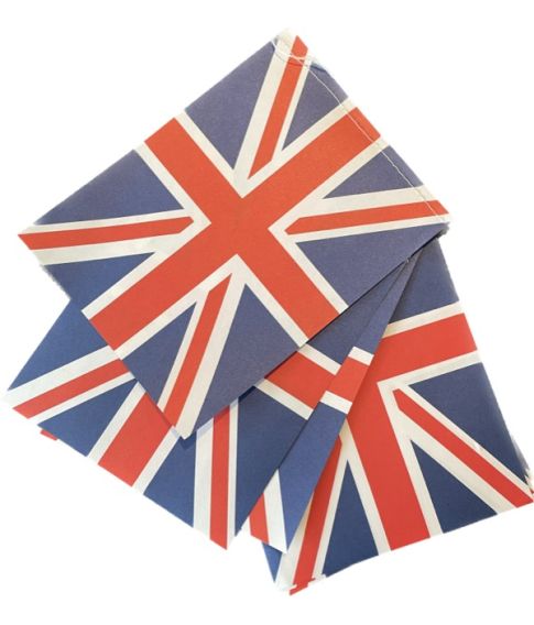 Flagguirlande Storbritannien
