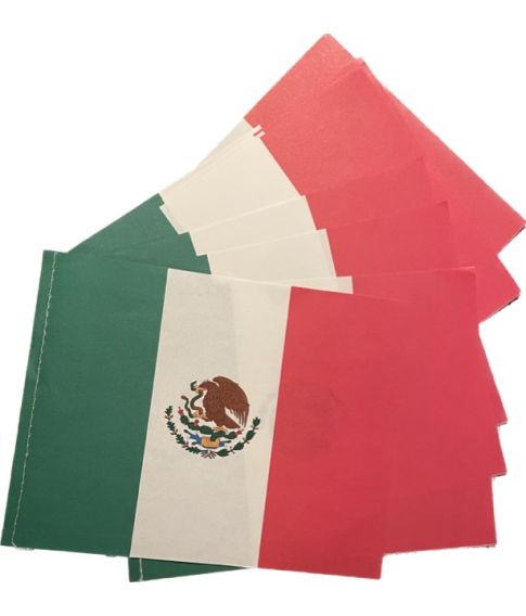 Flagguirlande Mexico